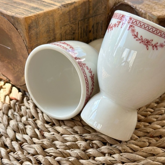 Red and White Egg Cups - Picture 7 of 7